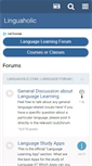Mobile Screenshot of linguaholic.com